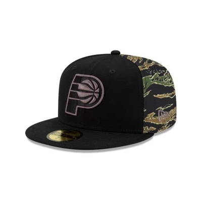 Sapca New Era Indiana Pacers NBA Camo Panel 59FIFTY Fitted - Negrii
